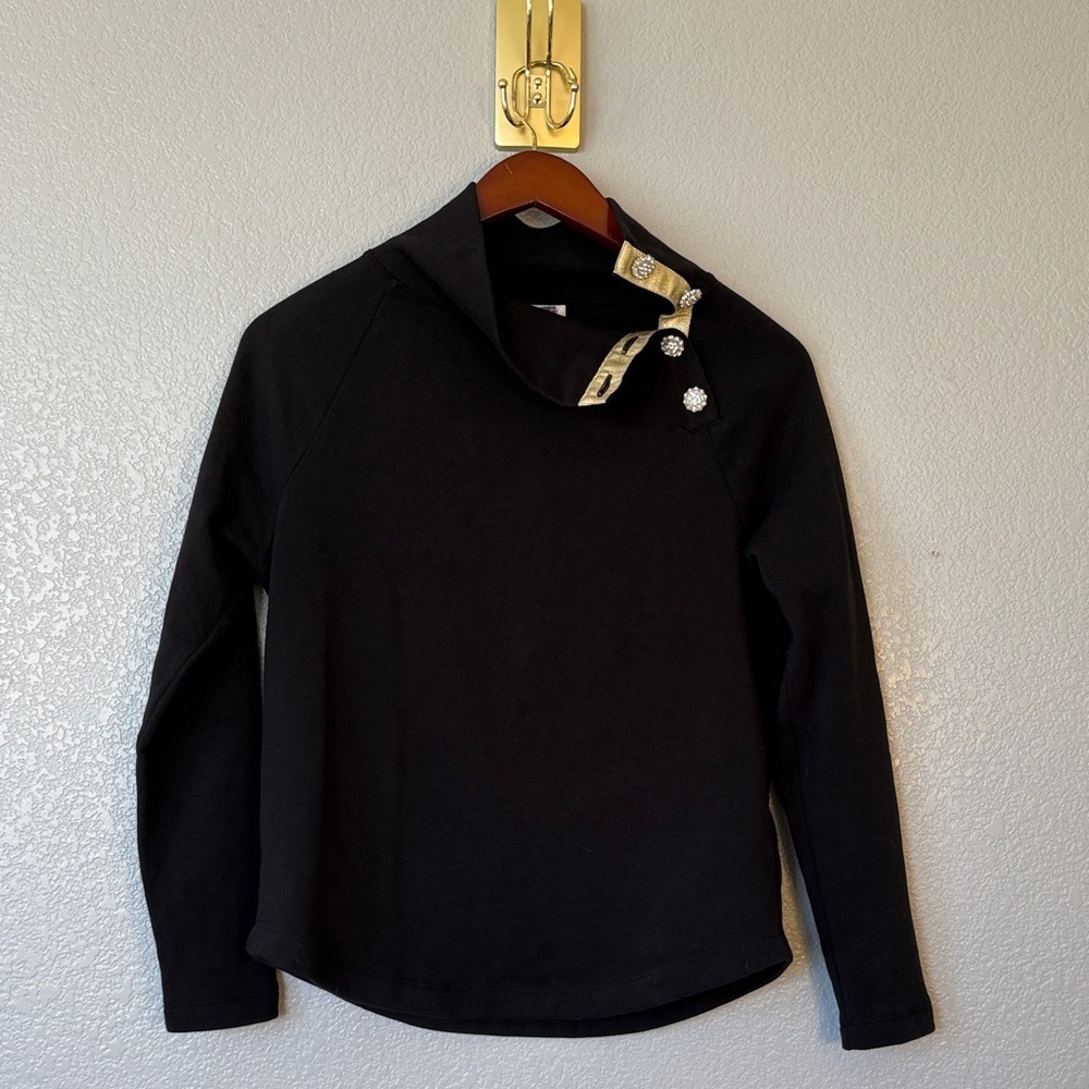 J. Crew Charcoal Long Sleeve Shirt with detailed buttons- BNWT - Picture 3 of 5